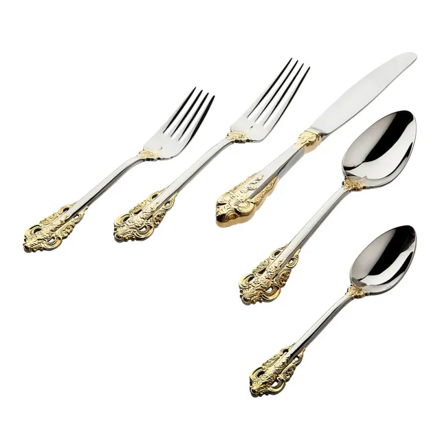 Godinger 20th Century Baroque bestiksæt 20 dele guld