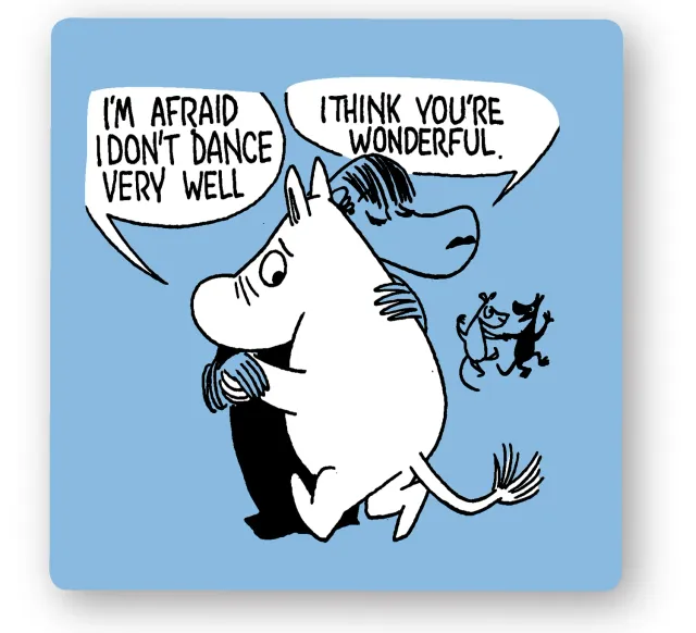Opto Design Moomin Wonderful glasbrik 9x9