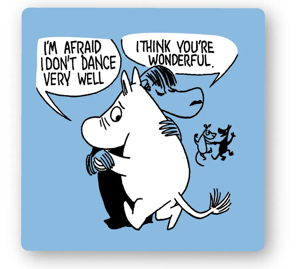 Opto Design Moomin Wonderful glasbrik 9x9