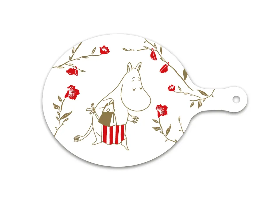 Opto Design Moomin Teaparty serveringsbræt 40x26 cm