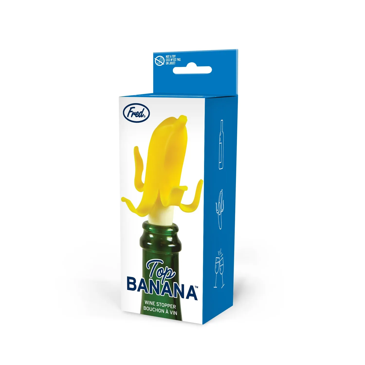 Fred Top Banana vinprop silikone banan