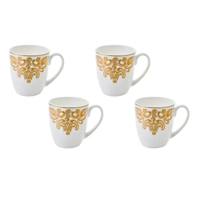 Godinger 20th Century Baroque krus 4 stk benporcelæn