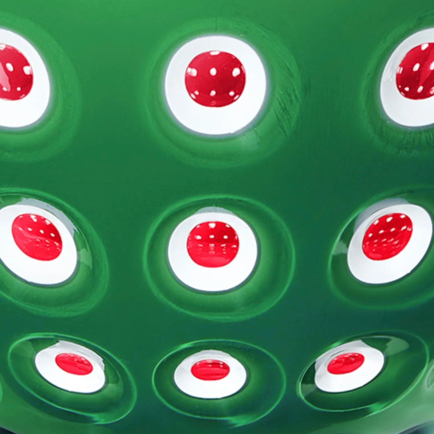Guzzini Le Murrine skål Ø25 cm rød/hvid/smaragd