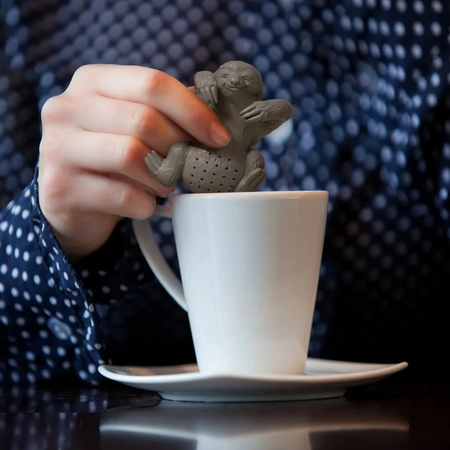 Fred & Friends Slow Brew dovendyr teinfuser silikone