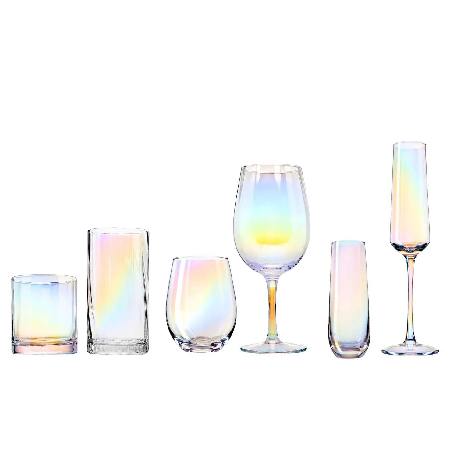 Godinger Monterey whiskyglas 4 stk 8oz iriserende