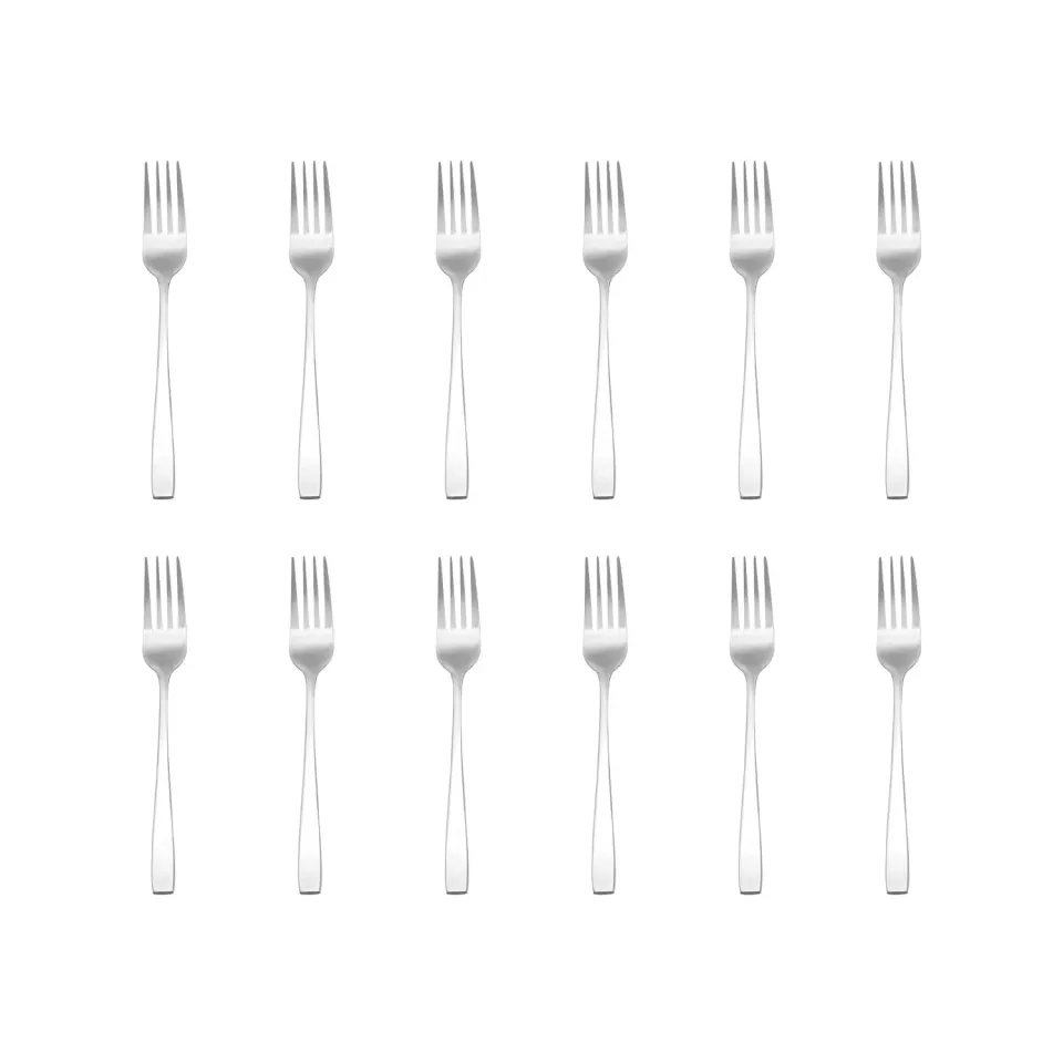 Godinger Chisel salatgafler mat stål 12 stk