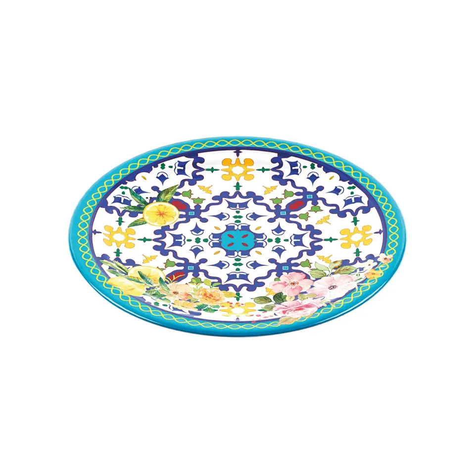 Guzzini Flower Lemon desserttallerken melamin