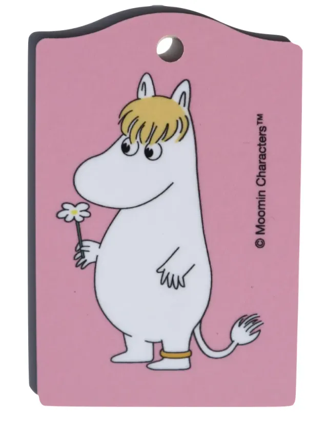 Opto Design Moomin Snorkmaiden bagagemærke pink 7,5x5 cm