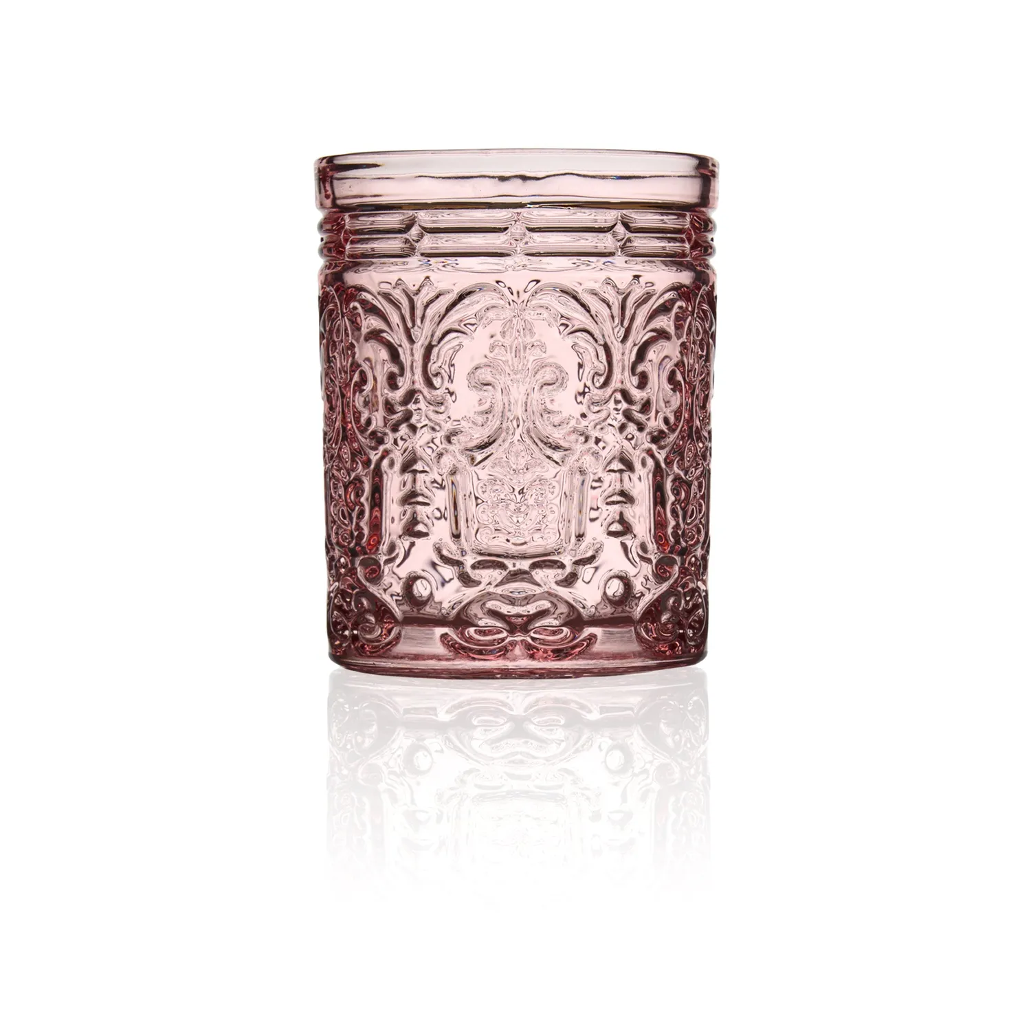 Godinger Jax Double Old Fashion whiskyglas 4 stk pink krystal