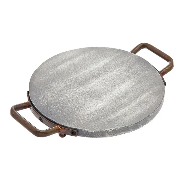 Godinger Ridgewood serveringsbakke rund grey wash træ