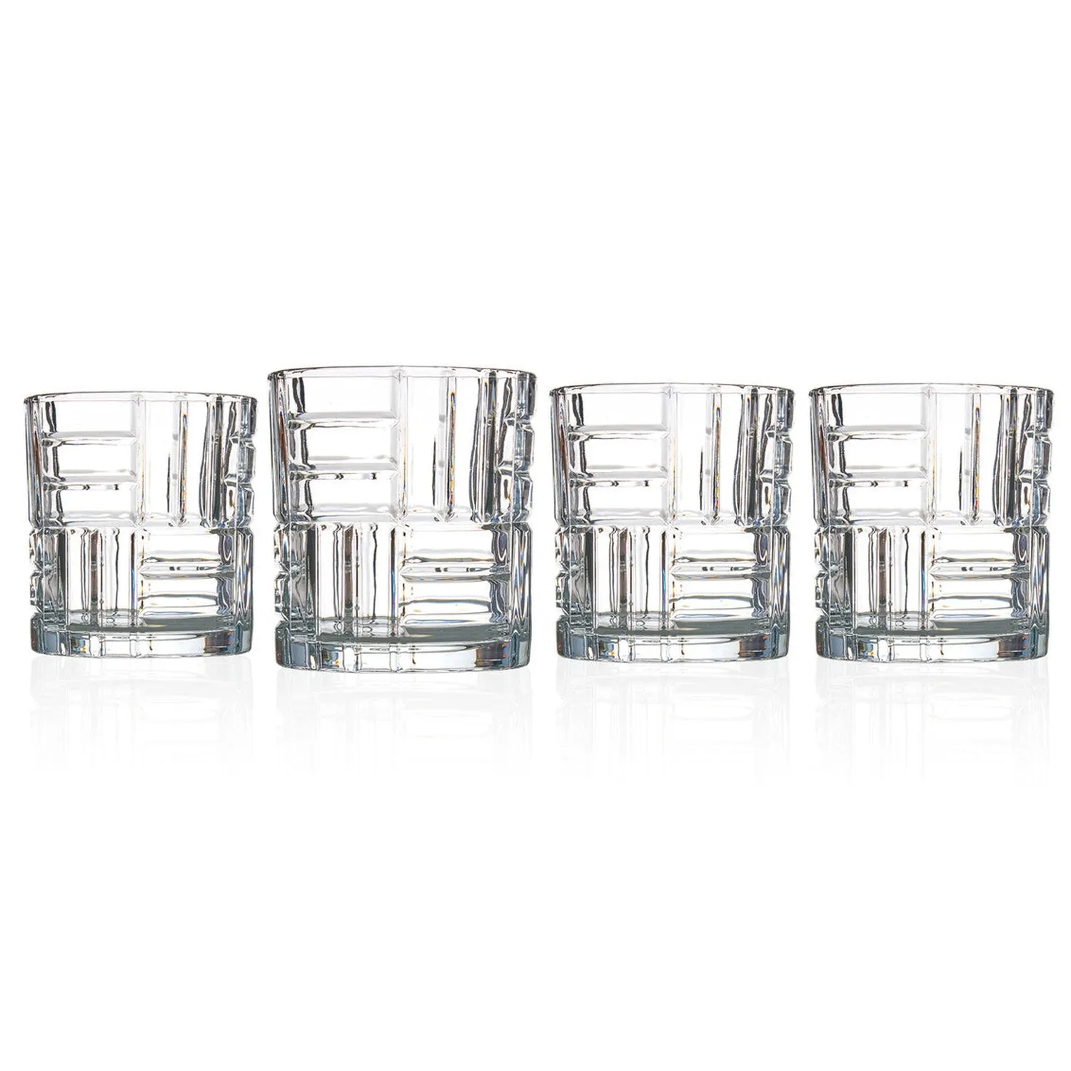 Godinger Mosaic whiskyglas 4 stk klar
