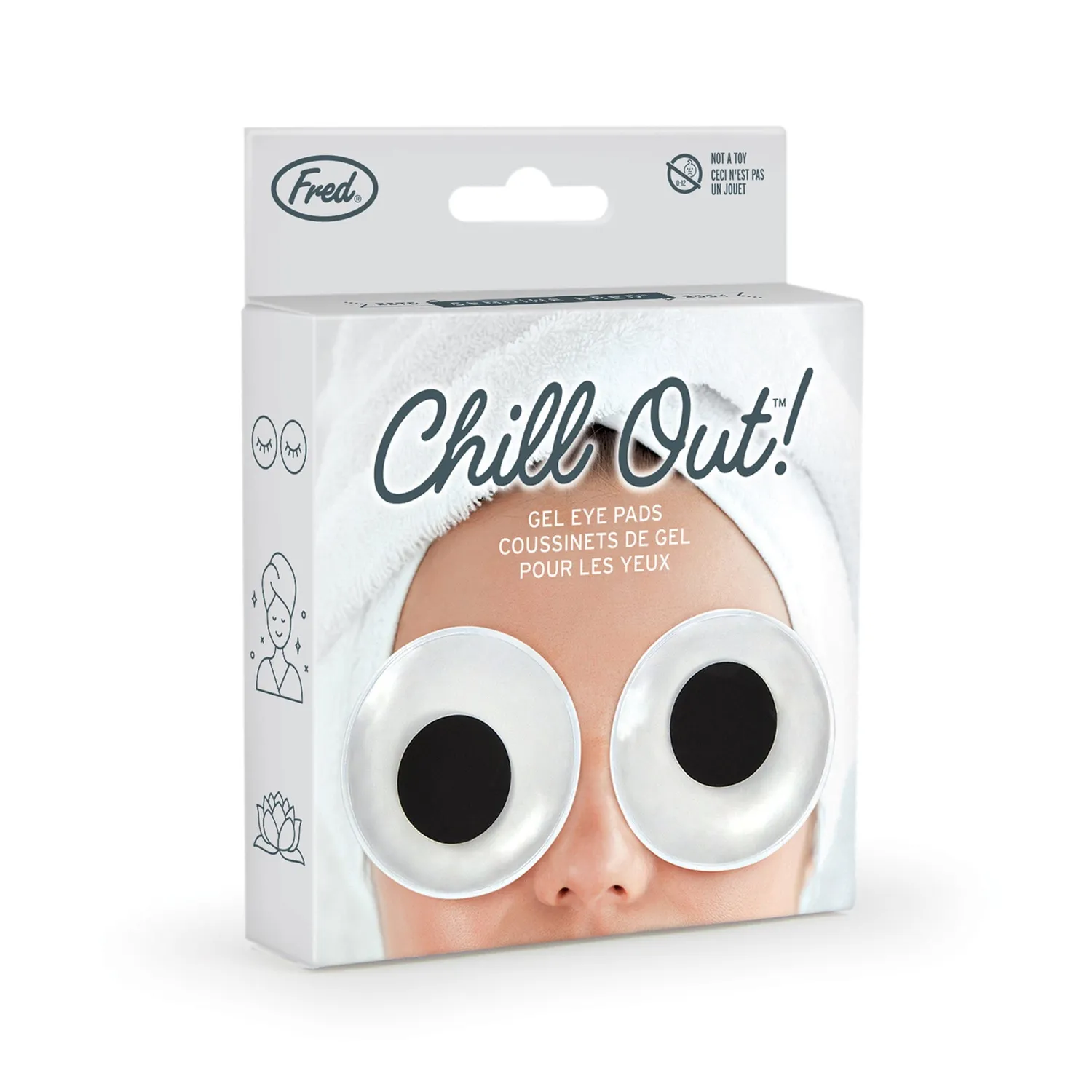 Fred Chill Out Googly Eyes øjenmaske kølende
