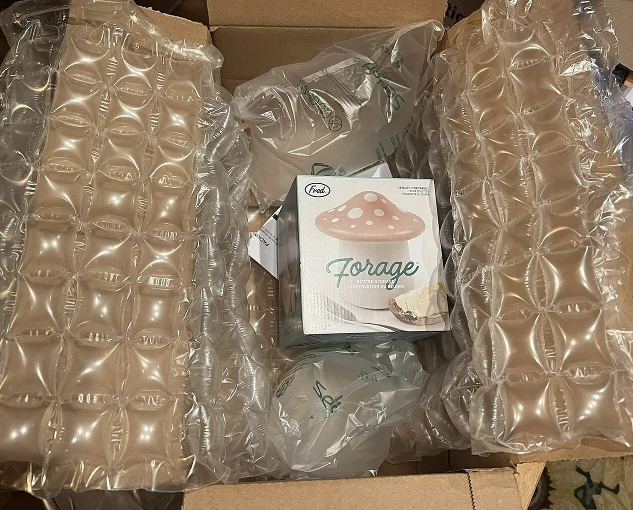 Fred Forage smørklokke svamp i keramik