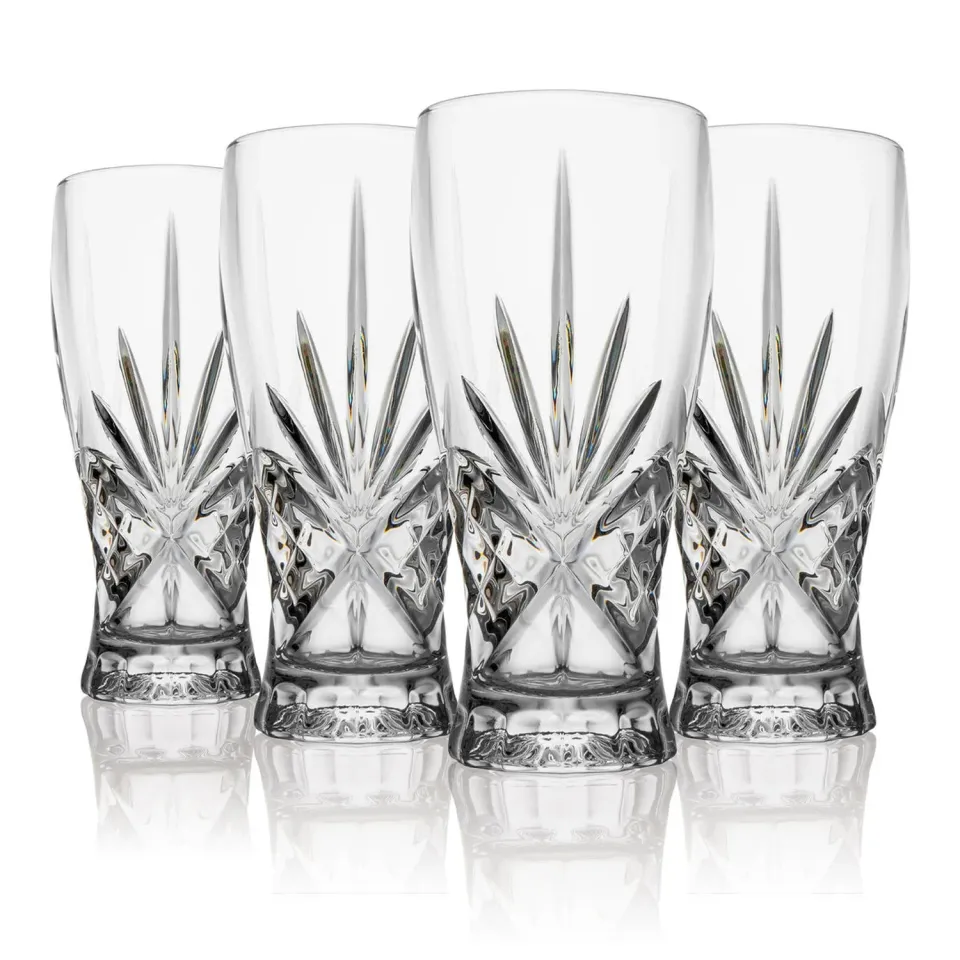 Godinger Dublin Pint Glas Krystal 4 stk 18oz