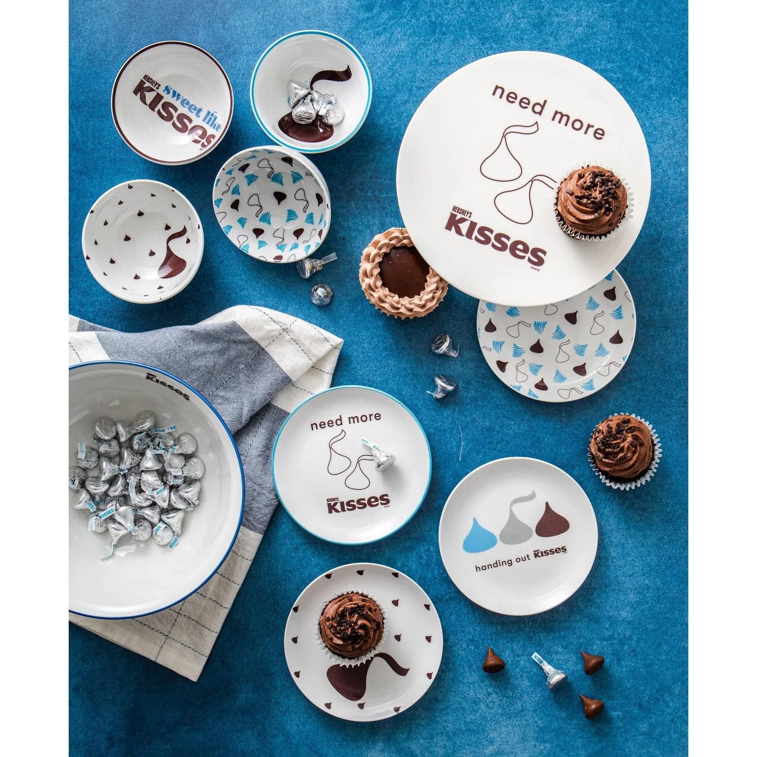 Godinger Hershey's Kisses kagefad porcelæn 23 cm