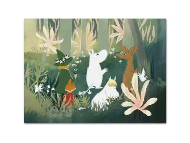 Opto Design Moomin Forest Green dækkeserviet 40 cm grøn