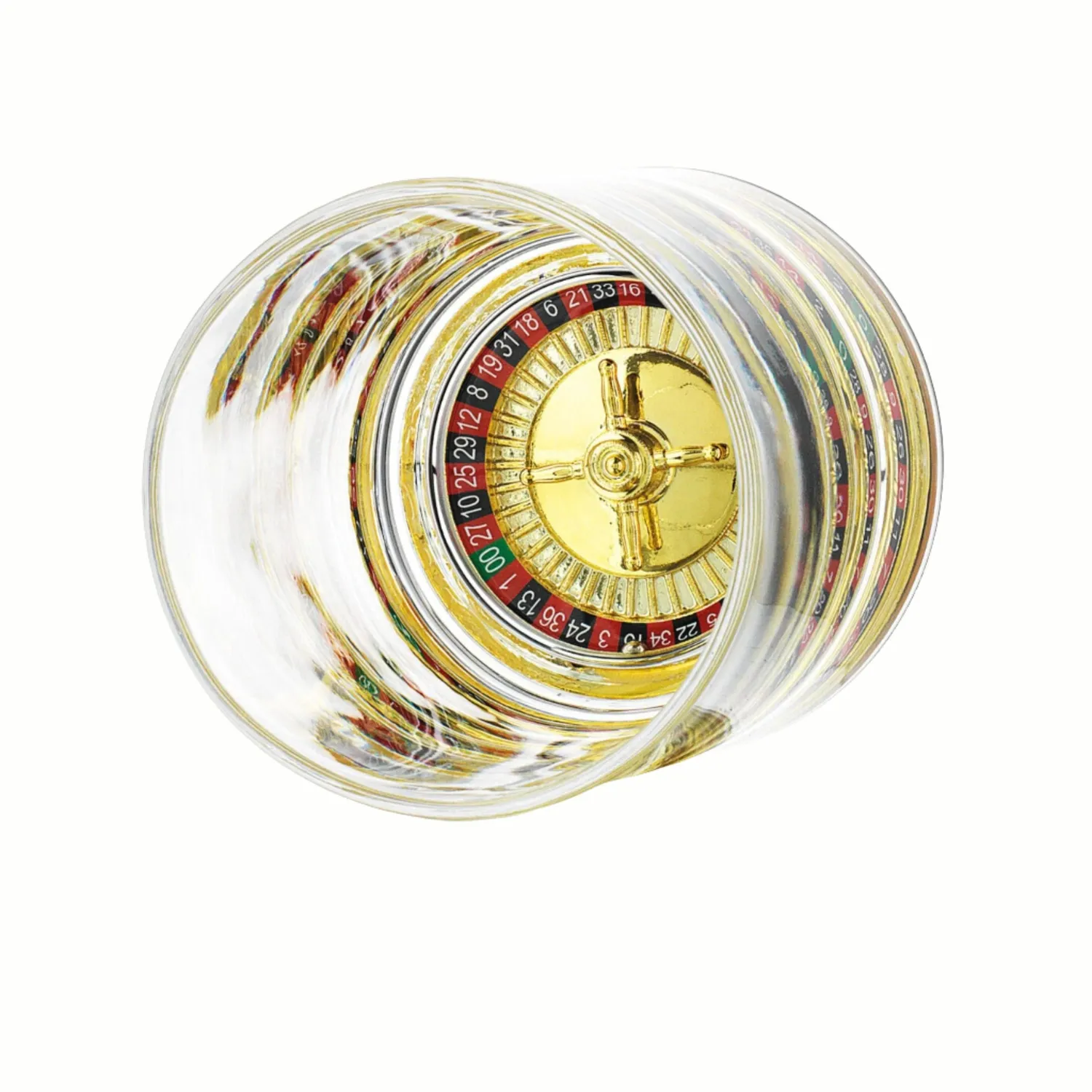 Godinger Roulette Double Old Fashion whiskyglas 10oz med roulettemotiv