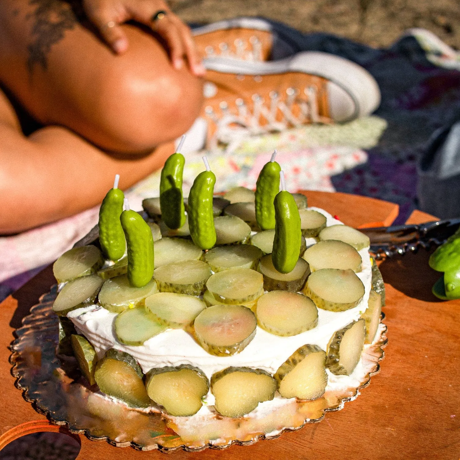 Fred Pickle Party kagelys agurk 6-pak