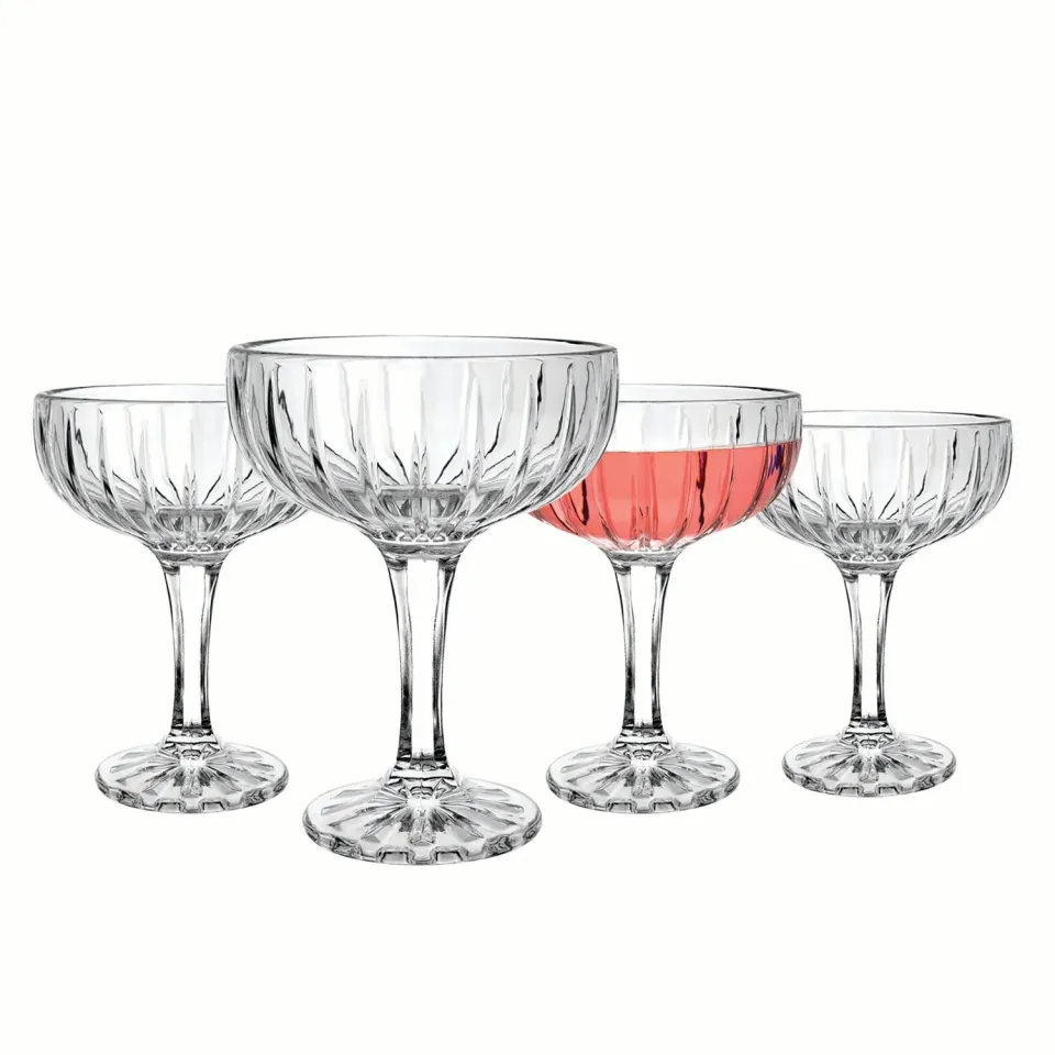 Godinger Parallels coupeglas 4 stk krystal