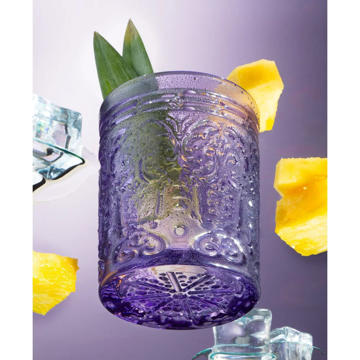 Godinger Jax whiskyglas 4 stk 11 oz lilla