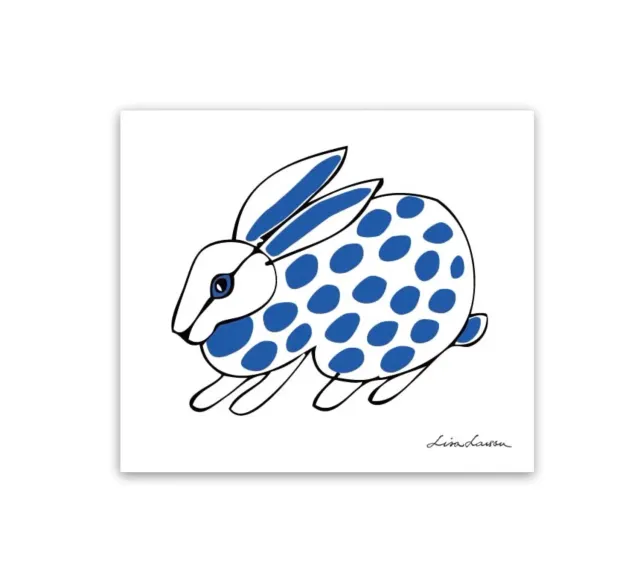 Opto Design Lisa Larson Rabbit Dotty karklud 17x14,5 cm