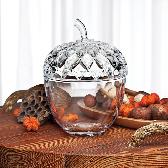 Godinger Harvest Acorn krukke klar krystal 20oz