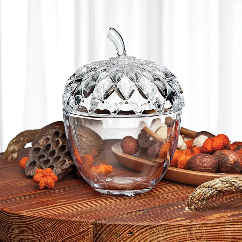 Godinger Harvest Acorn krukke klar krystal 20oz