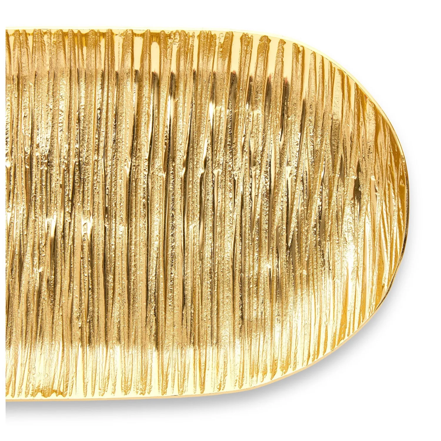Godinger Wadi serveringsbakke oval guld 31 cm