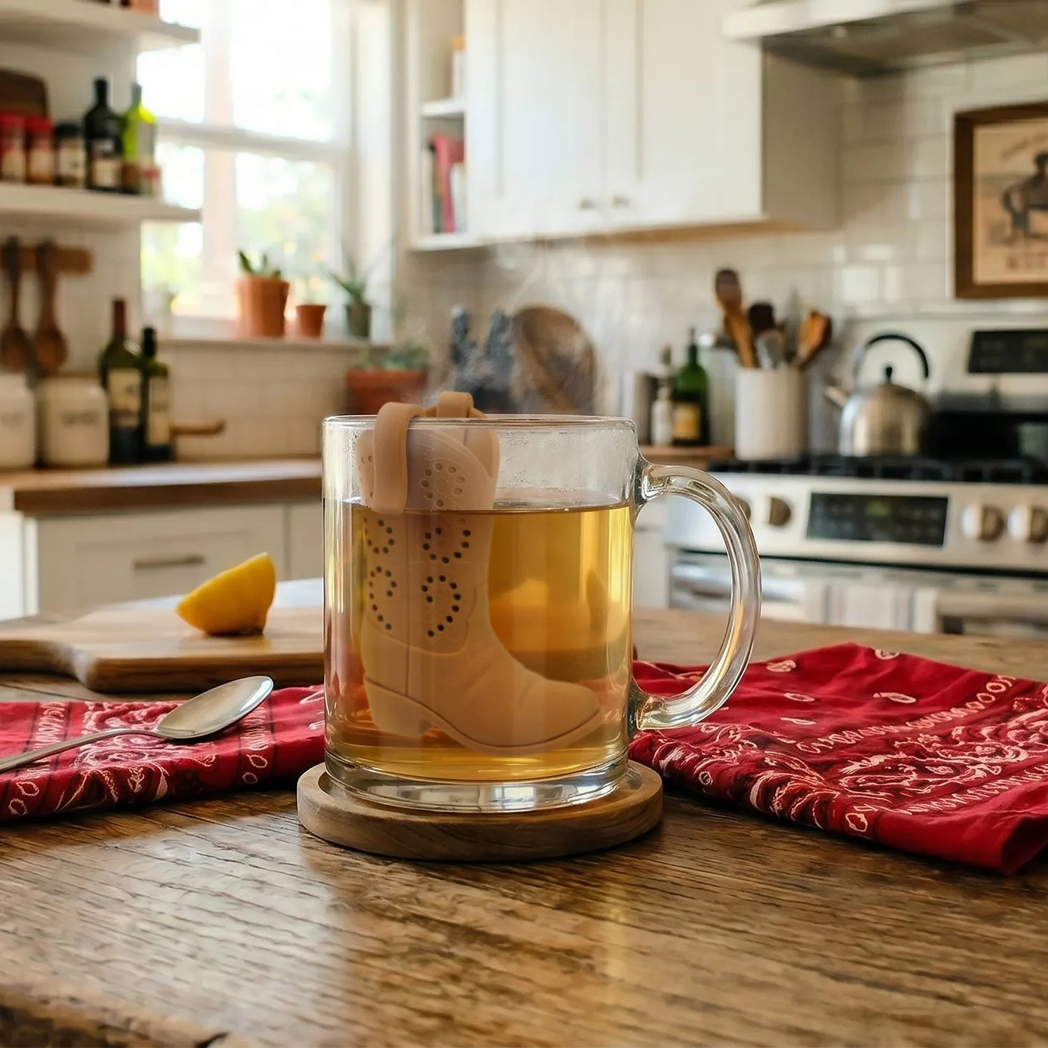Fred & Friends Tea-Haw støvle teinfuser silikone