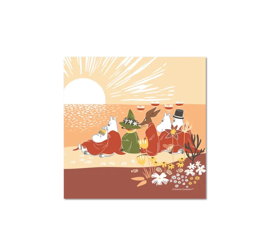 Opto Design Mumi Sunset Reddish servietter 33x33 cm 20 stk