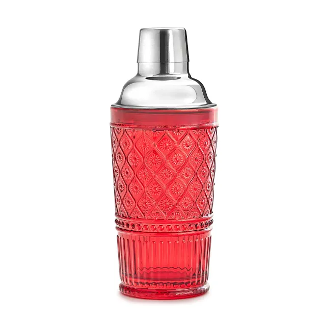 Godinger Claro Red cocktail shaker 50 cl rød