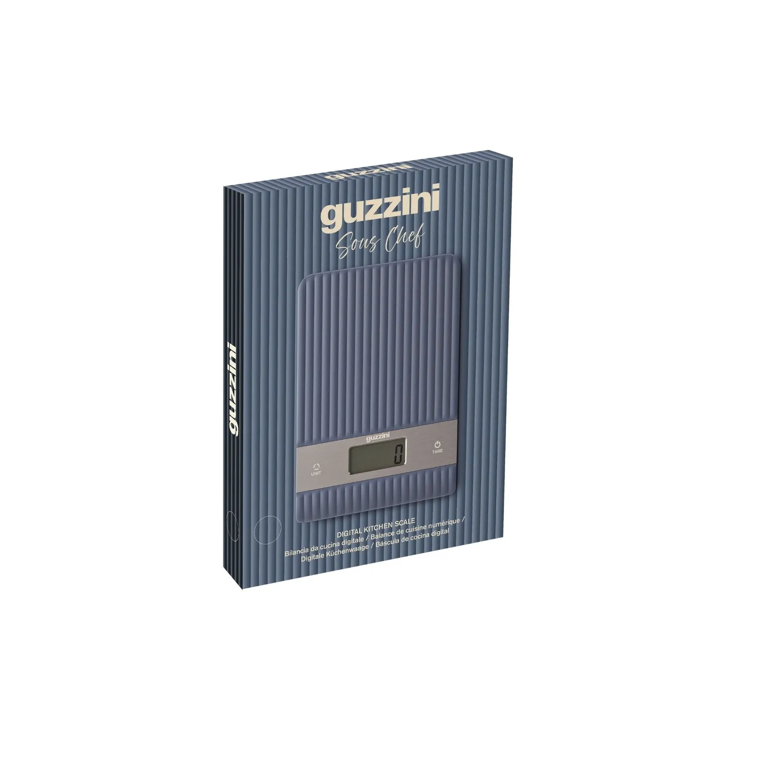 Guzzini Sous Chef køkkenvægt digital 5 kg navy