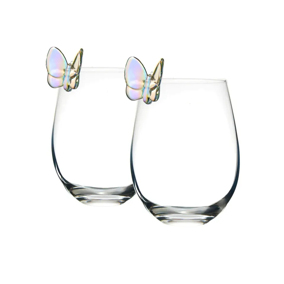 Godinger Butterfly vinglas uden fod 2 stk 568 ml
