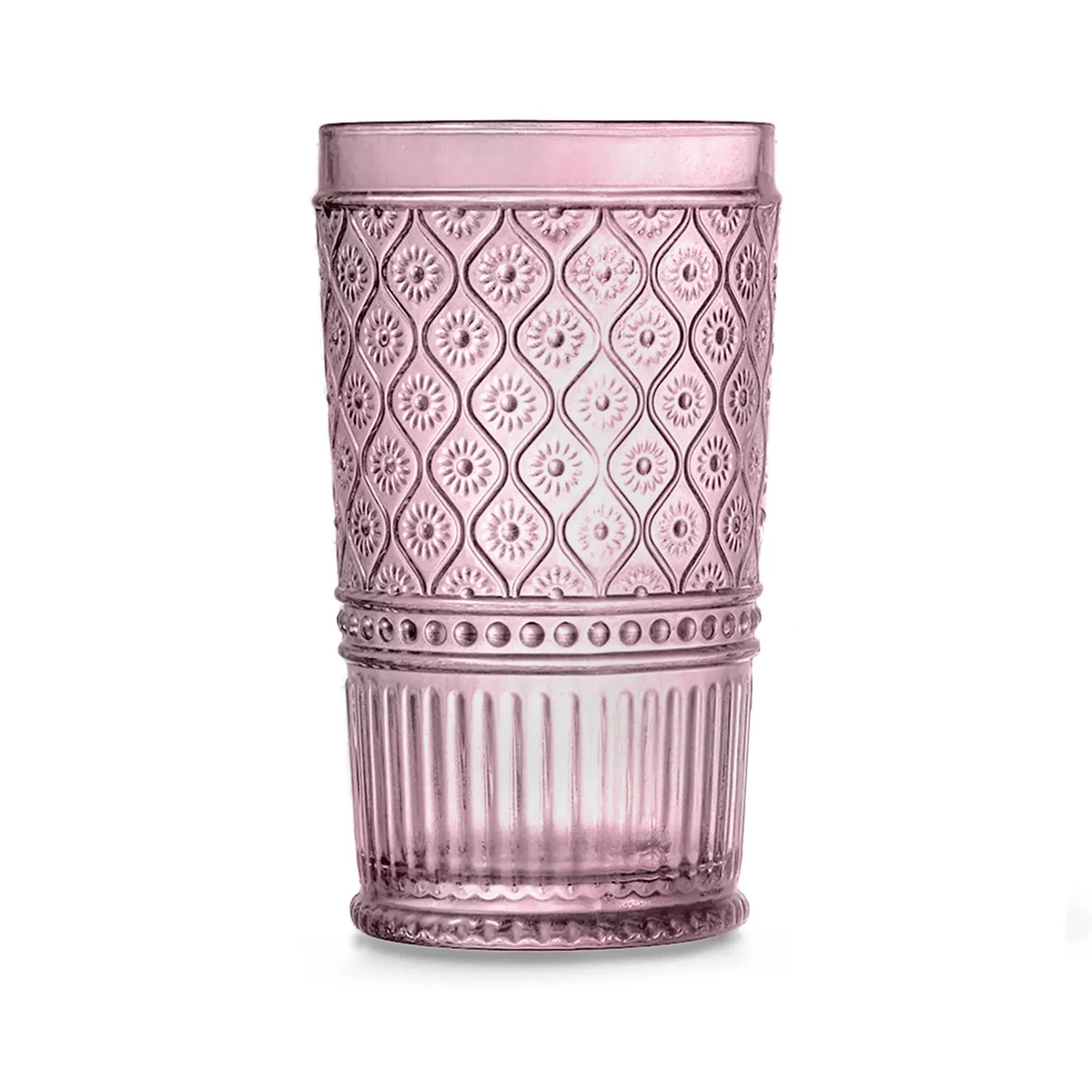 Godinger Claro Highball glas lyserød 4-pak