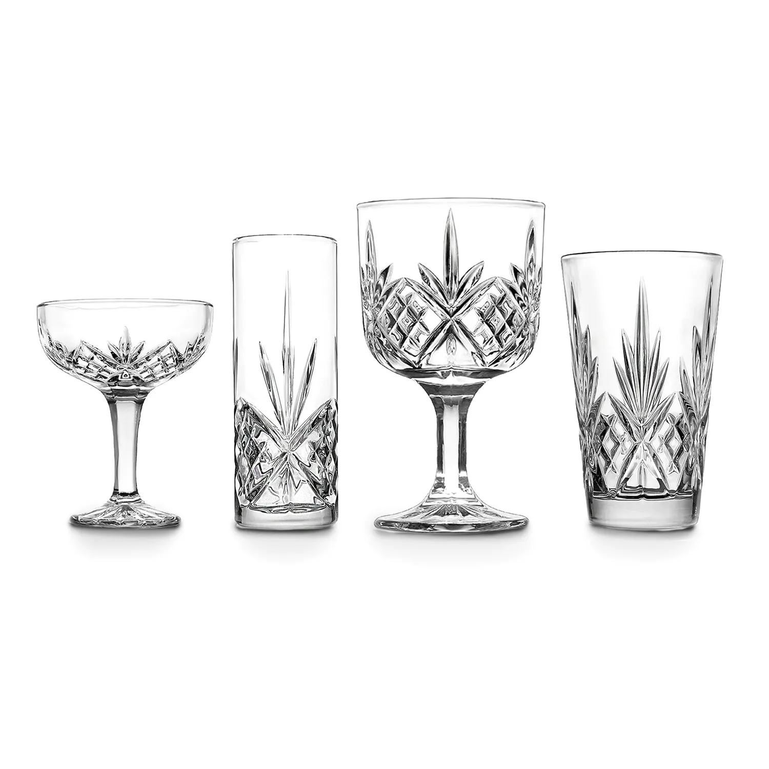 Godinger Dublin cocktailglas sæt 8 dele krystal