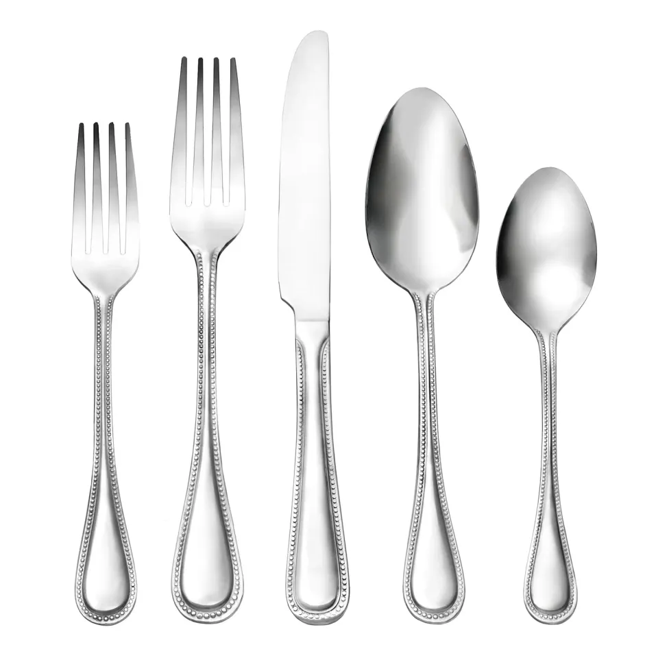 Godinger Bead Mirrored 20 Piece Flatware Set bestiksæt 4 pers stål