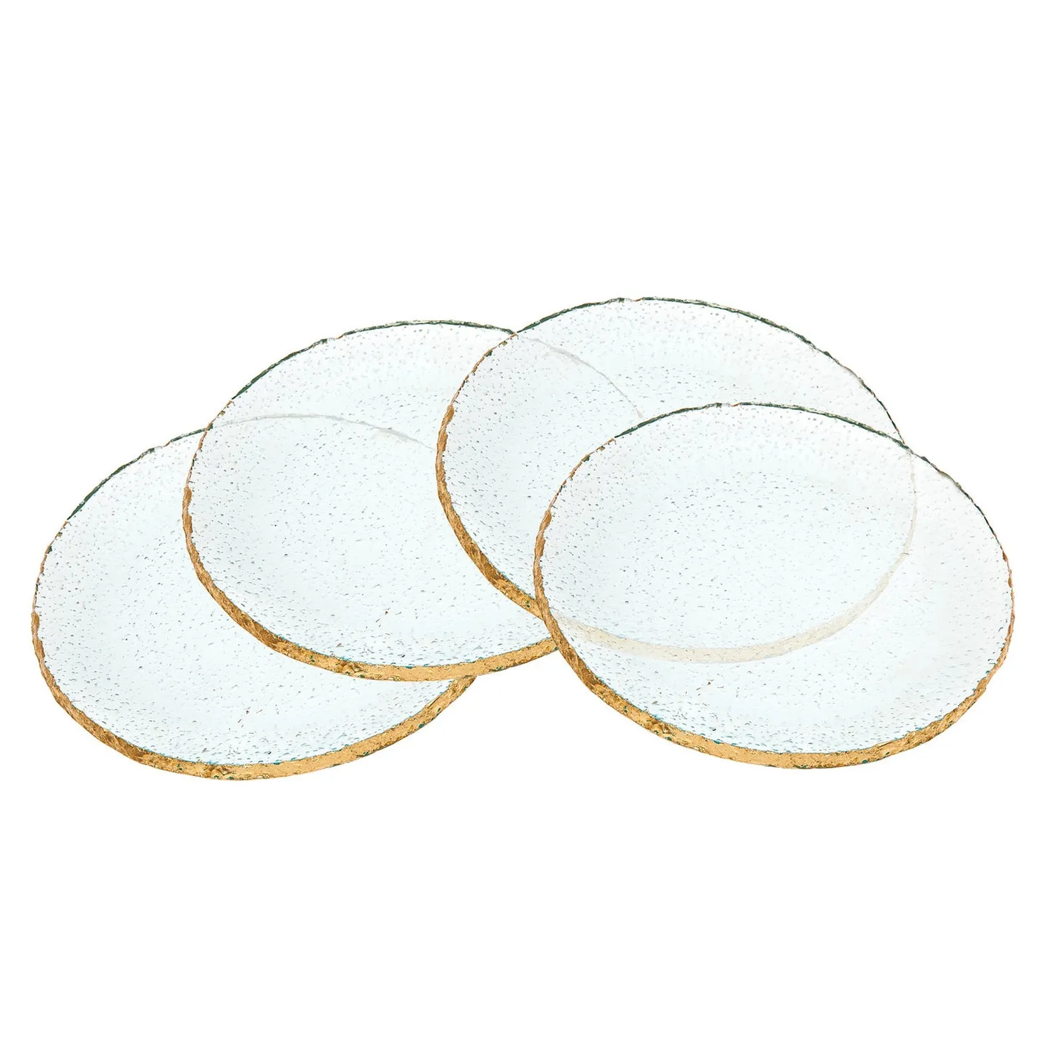 Godinger Harper desserttallerken 4 stk guldkant