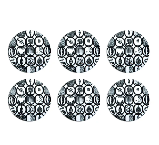 Opto Design Fruktlåda bordskåner 6-pak Ø9 cm birkefiner