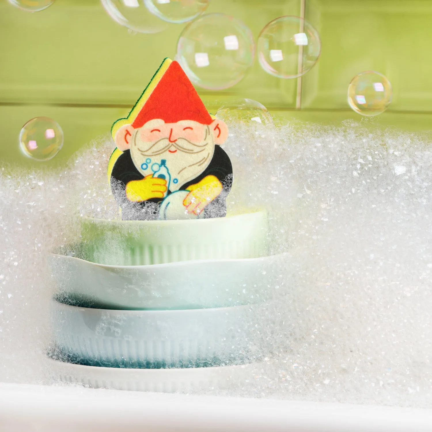Fred Sink Gnome køkkensvamp nisse
