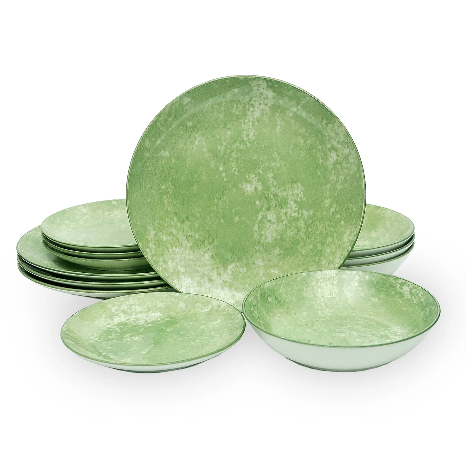 Godinger Wingate Lime middagsstel porcelæn 12 dele