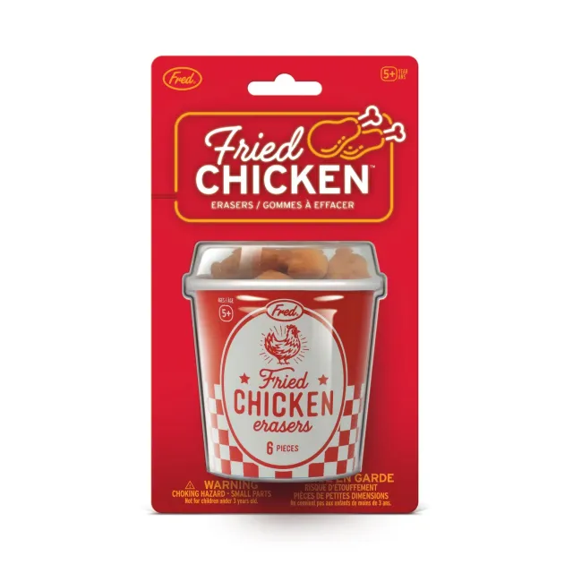 Fred Fried Chicken vingeskål viskelæder 6-pak sjov
