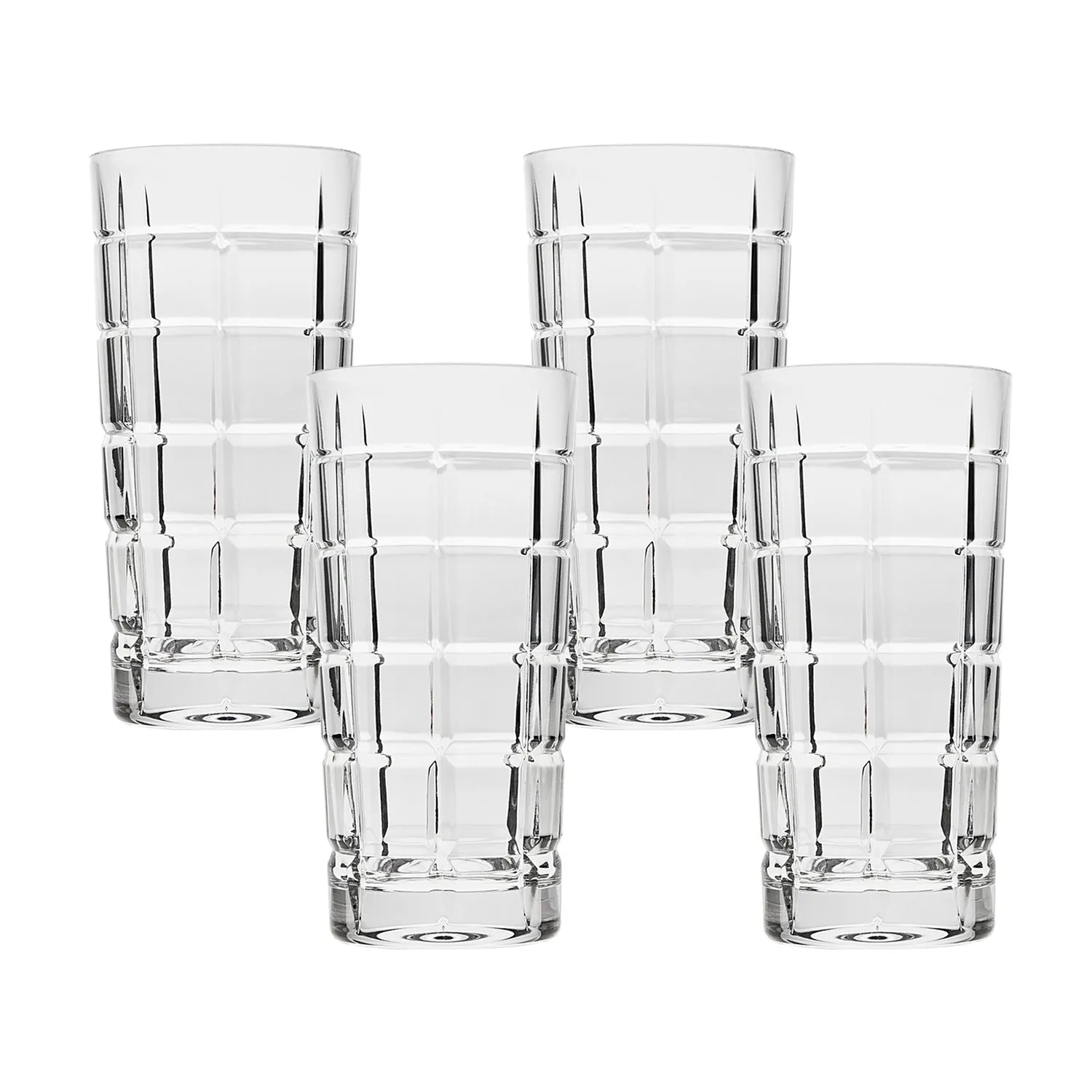 Godinger Radius highball glas 4 stk 13 oz klar