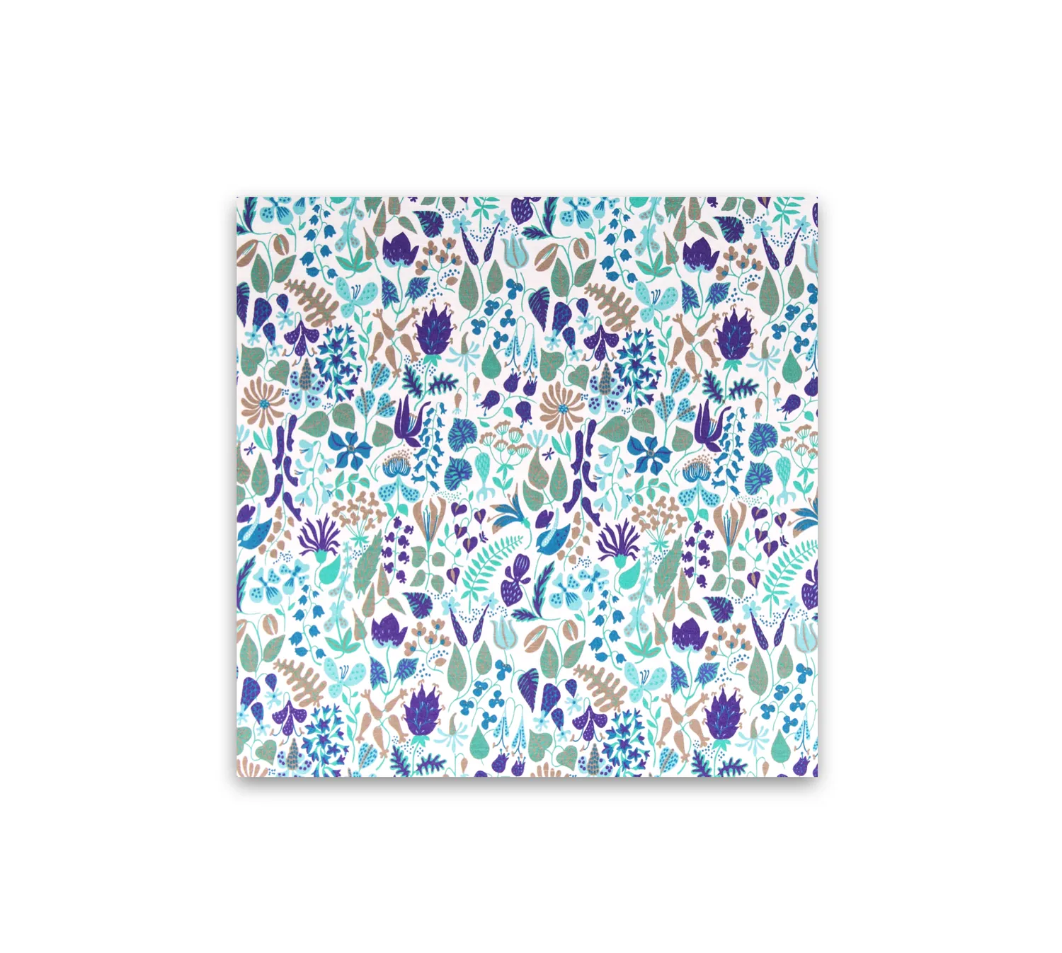 Opto Design Herbarium Turquoise servietter 33x33 cm 20 stk