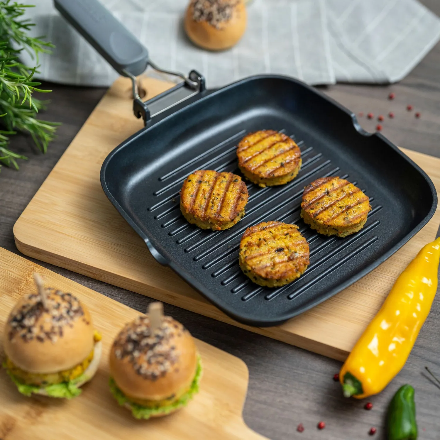 Guzzini Cook&Special grillpande induktion foldbart håndtag
