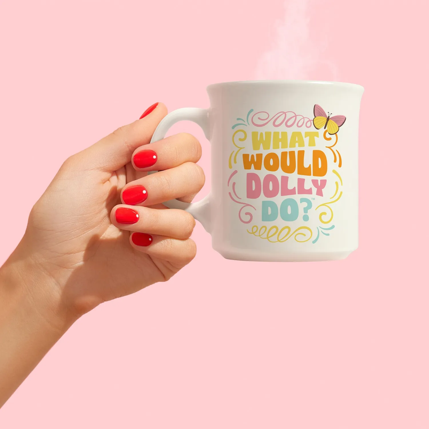 Fred Dolly Mug WWDD krus 473 ml keramik