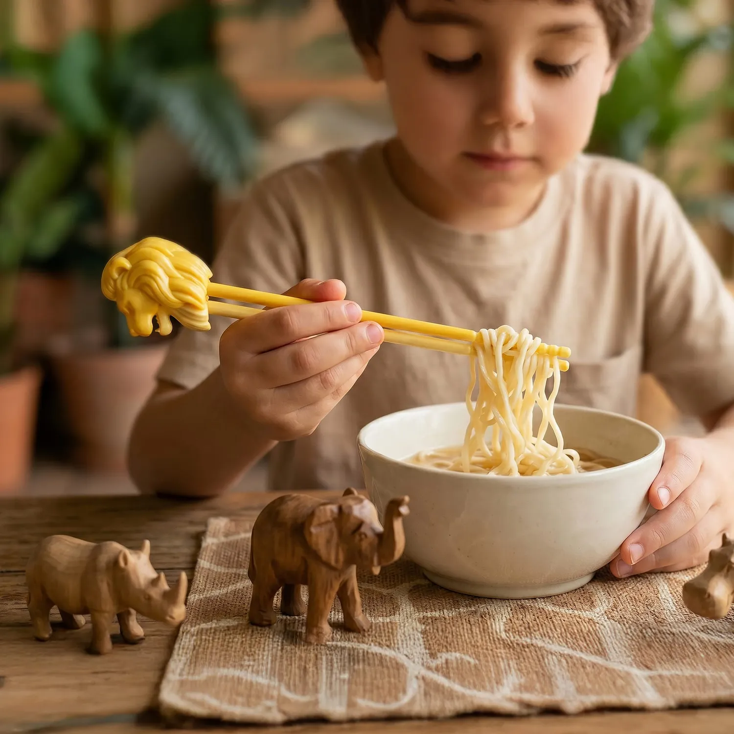 Fred Munchtime Lion spisepinde til børn 19,5 cm