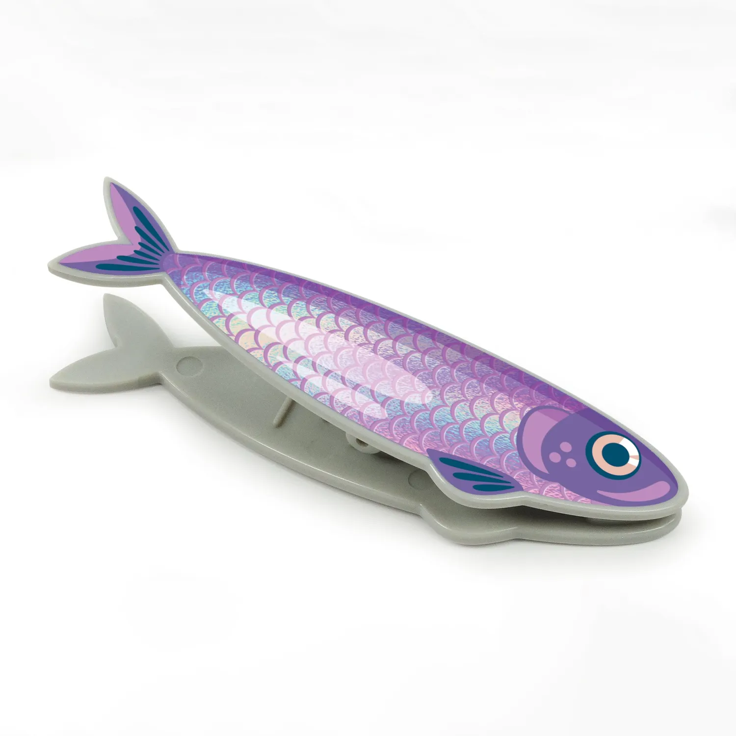 Fred Fish N Clips poseklemmer 4 stk sardin