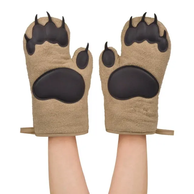 Fred Bear Hands ovnhandsker silikone 2-pak brun