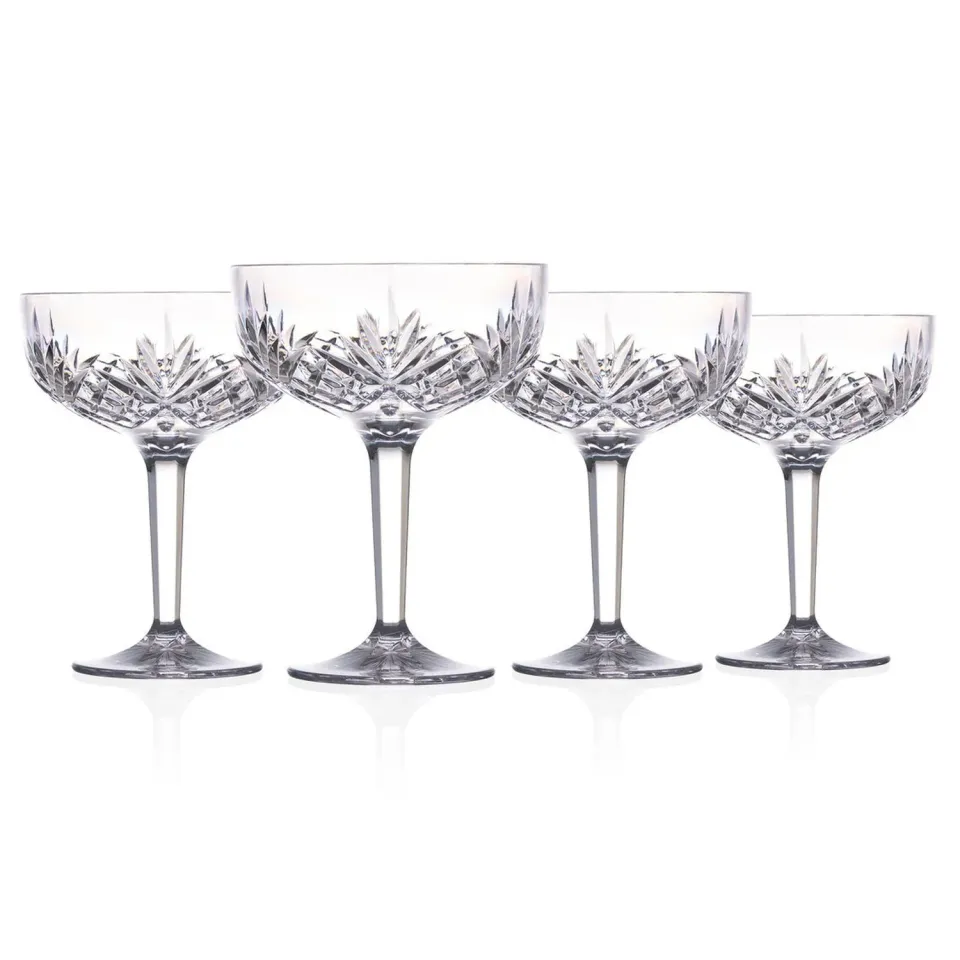 Godinger Dublin Champagne Coupe glas 4 stk akryl