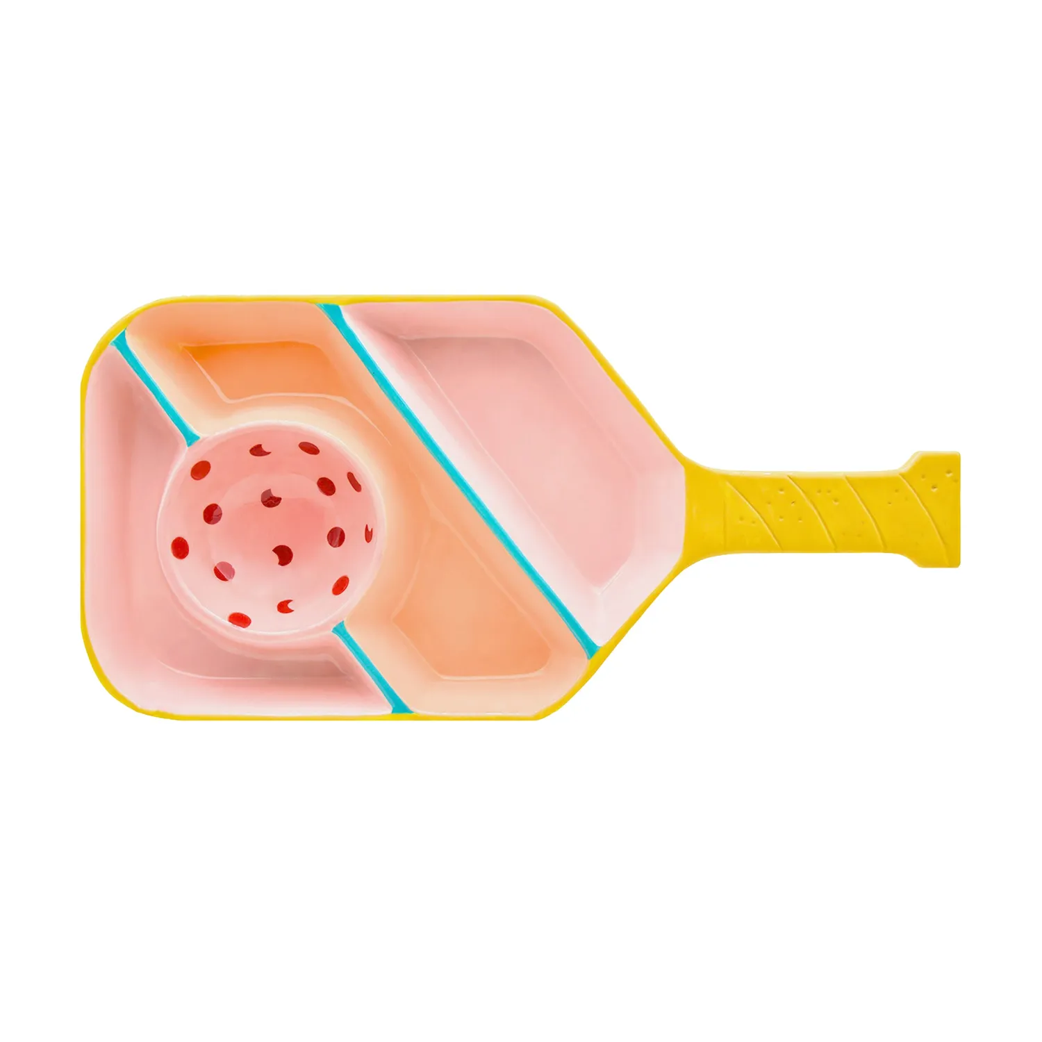 Godinger League chip dip fad porcelæn paddle